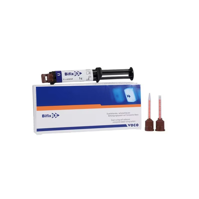 Voco Bifix SE Quickmix Syringe – Dual Curing Self-Adhesive Composite – Dental Cement