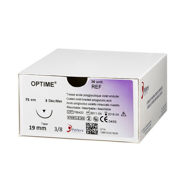 Sutures Optime Résorbable - Peters